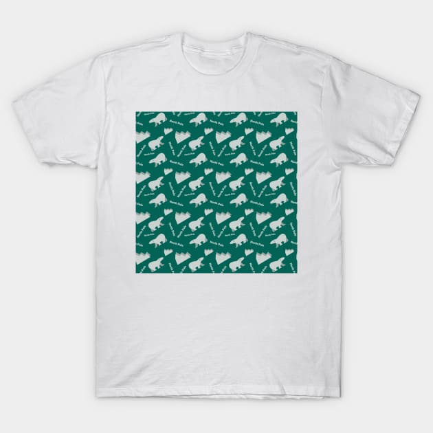 Polar bear and iceberg T-Shirt by Cute-Design